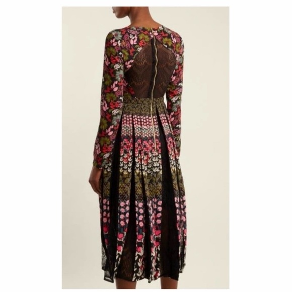 Saloni Nuri Lace Tulle Dress. - Picture 3 of 10